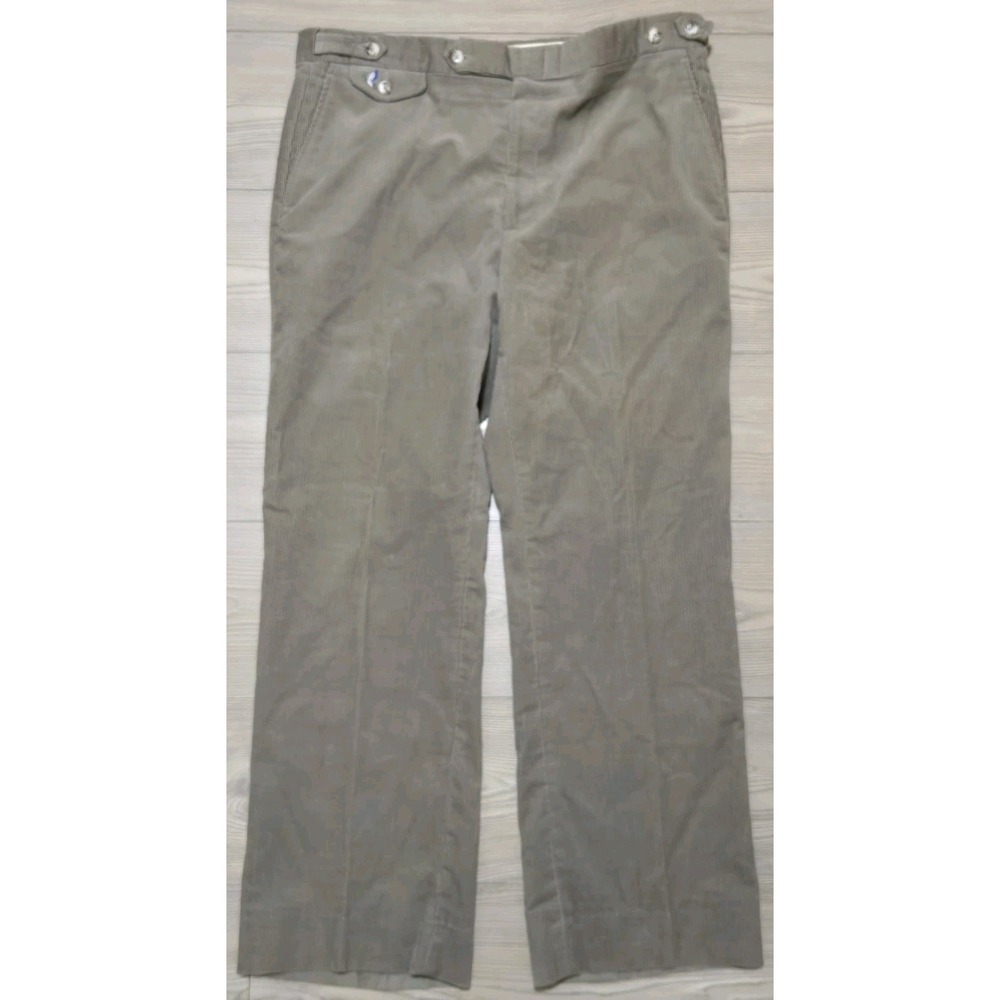 Flying Scotsman Corduroy Pants Mens Size 38x29 Beige Tan Duck Dress Made In USA